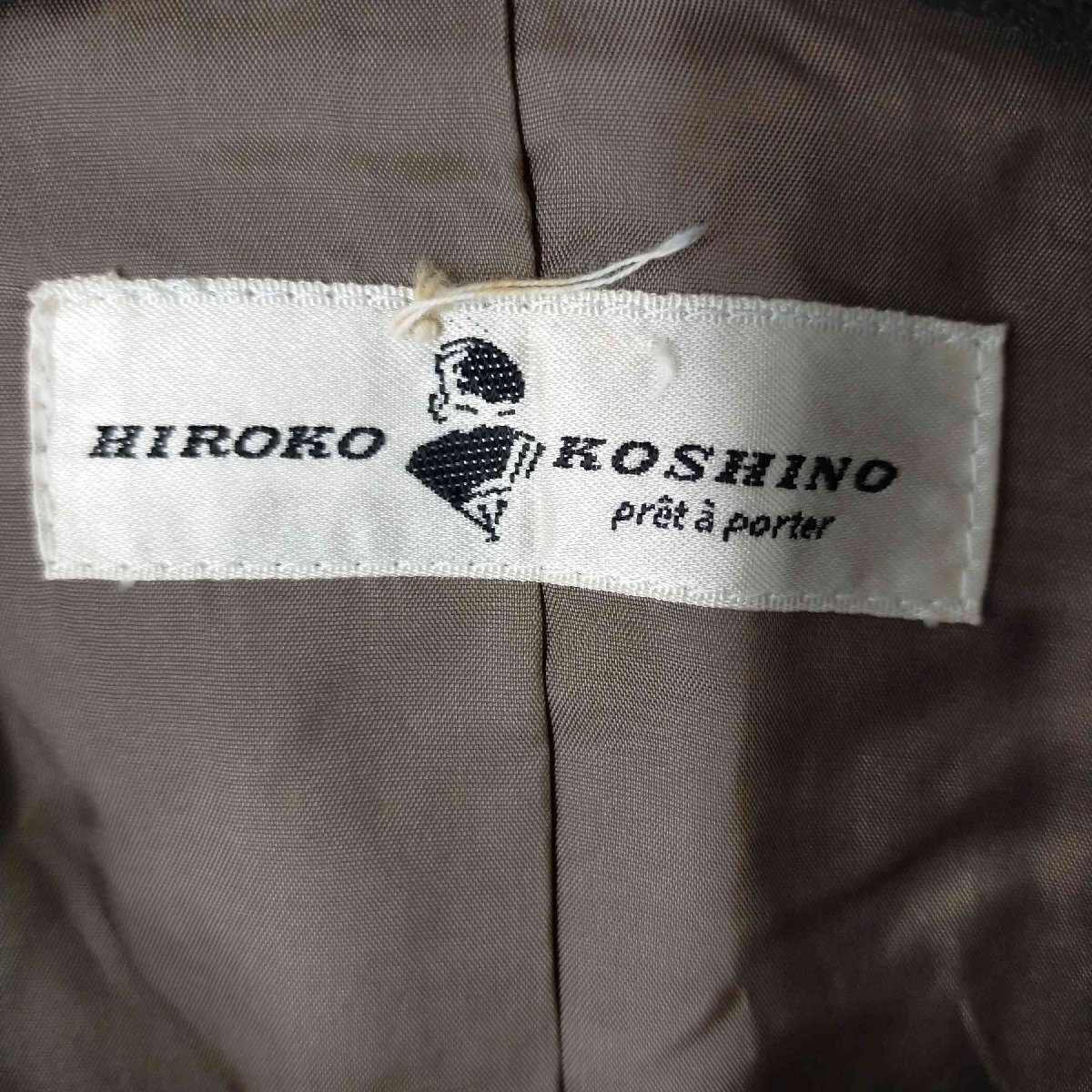 HIROKO KOSHINO(ヒロココシノ) ギミックジャケット ウール100% レディース 表記無 中古 古着 0103_画像6
