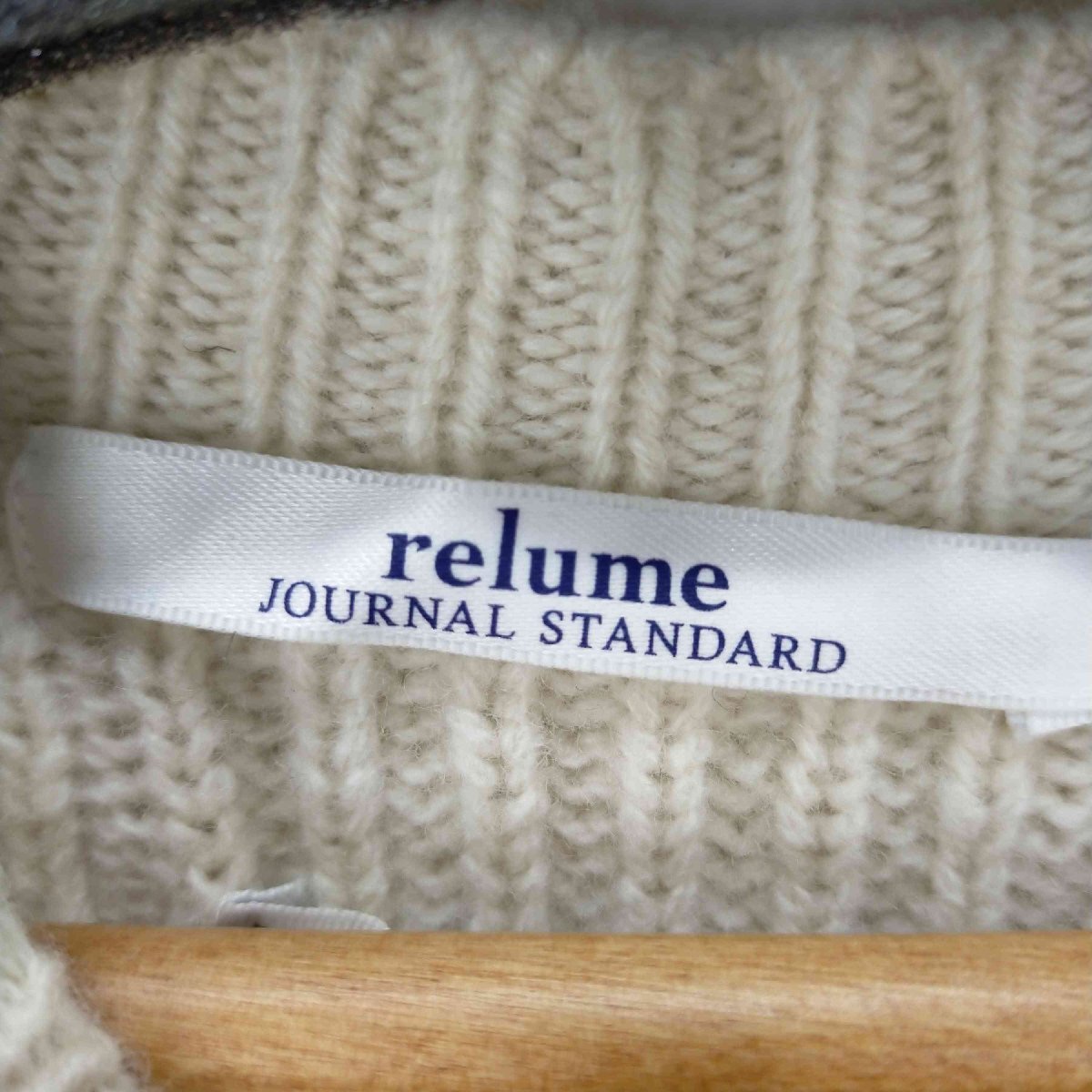 JOURNAL STANDARD relume(ジャーナルスタンダードレリューム) クルーネックニット セ 中古 古着 0456_画像6