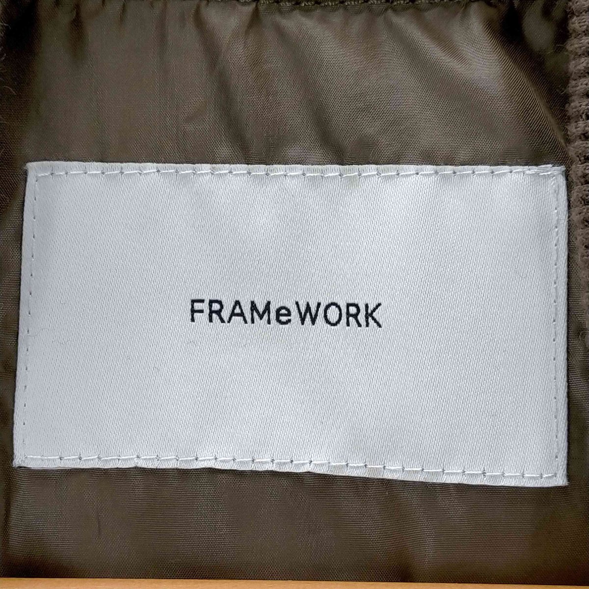 FRAMe WORK(フレームワーク) Framework 21AW ナイロンツイルMA-1 ブルゾン ジ 中古 古着 0444_画像6