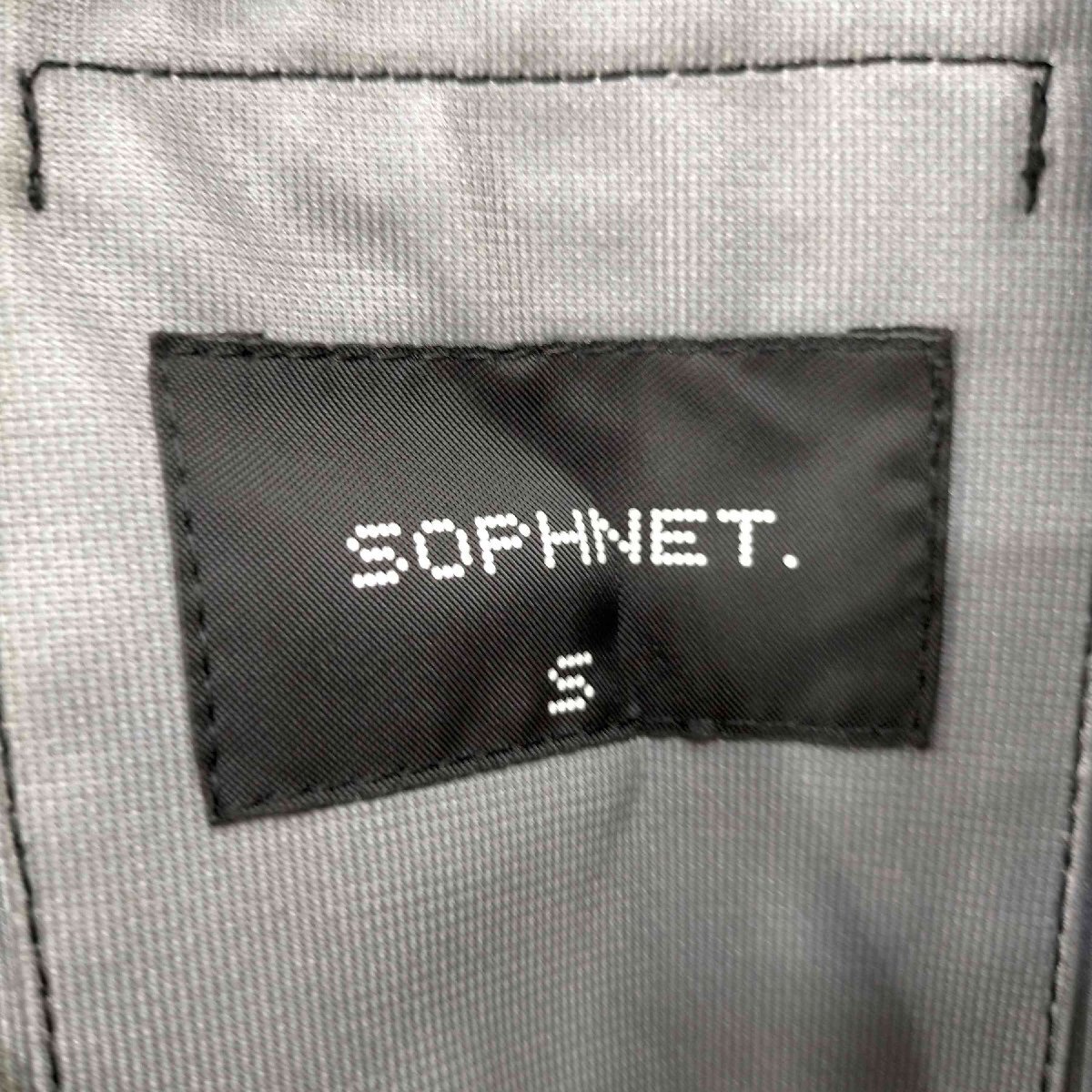 SOPHNET.(ソフネット) テーラードジャケット シングル ウール混 メンズ JPN：S 中古 古着 0519_画像6