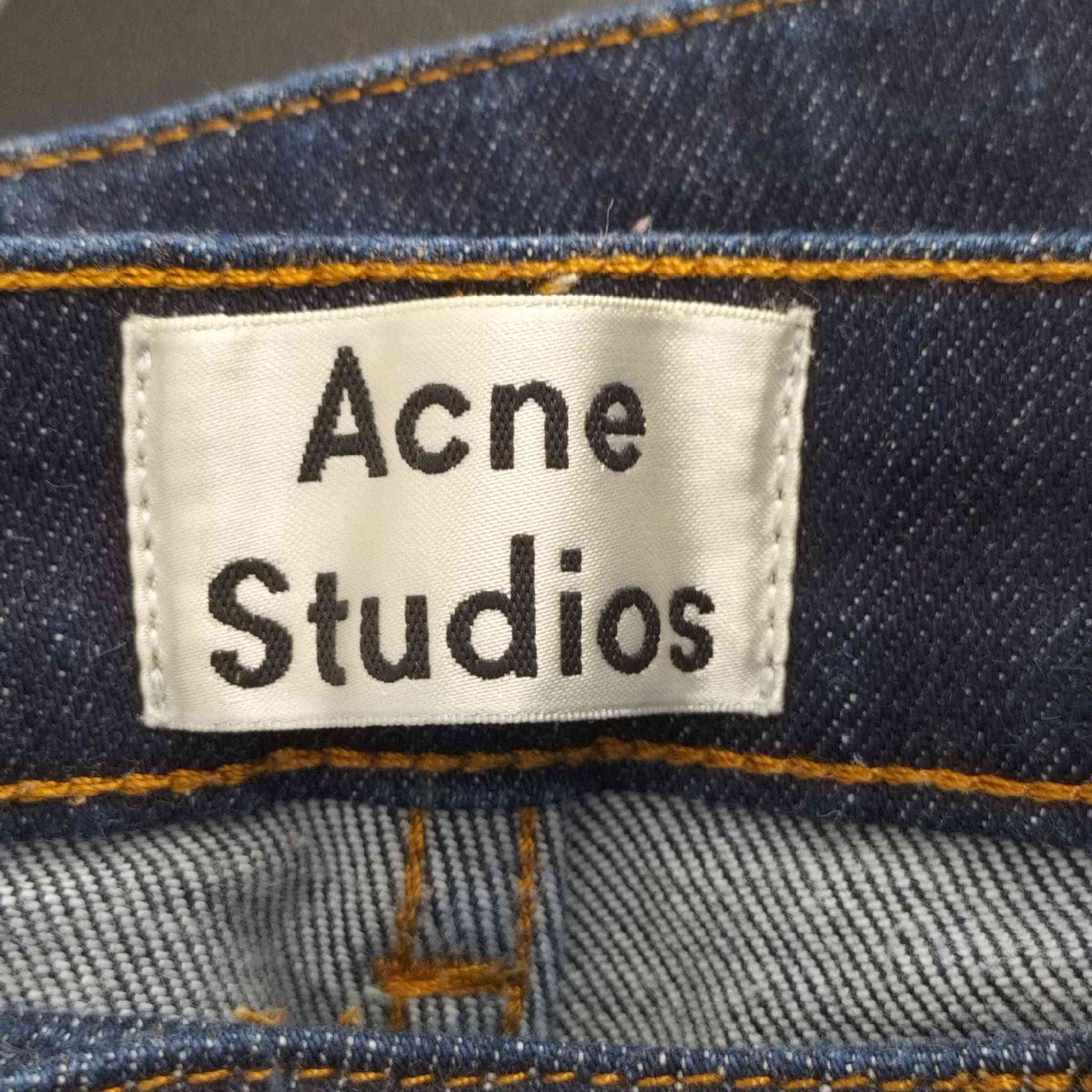 ACNE STUDIOS(アクネストゥディオズ) ROW STR RAW ストレッチリジットデニムパンツ 中古 古着 0525_画像6