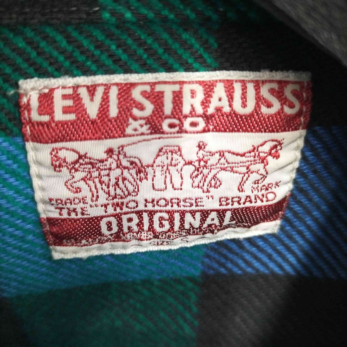 Levis(リーバイス) ブロックチェックネルシャツ メンズ JPN：S 中古 古着 0945_画像6