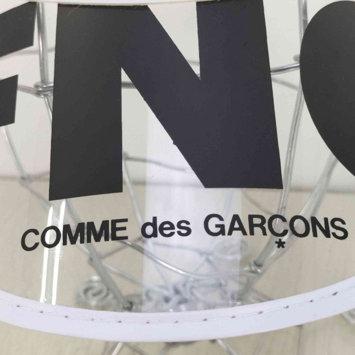 COMME des GARCONS(コムデギャルソン) FNOプリント クリアサンバイザー レディース 表 中古 古着 0946_画像6