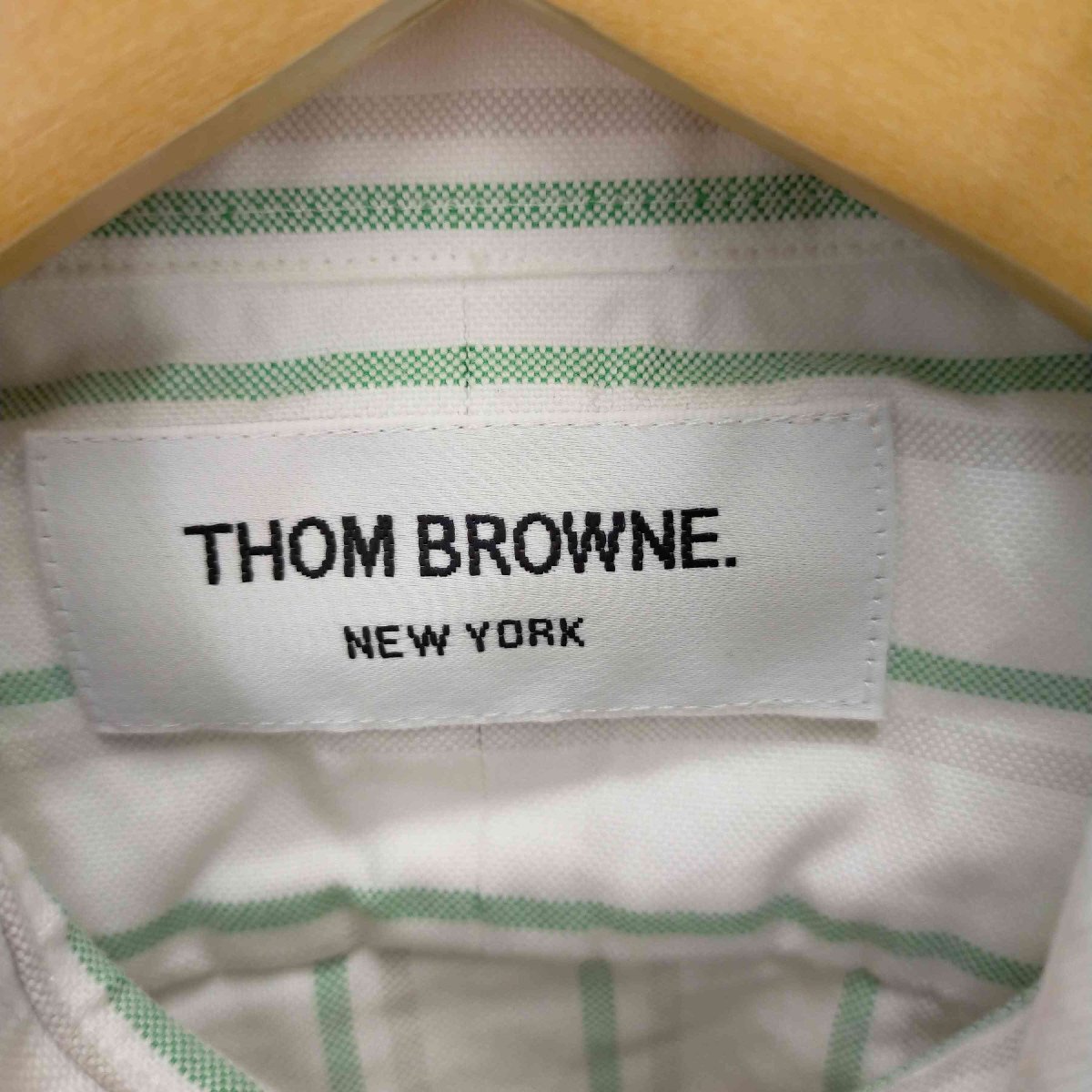 THOM BROWNE(トムブラウン) 長袖 ストライプボタンダウンシャツ メンズ 0 中古 古着 1043_画像6