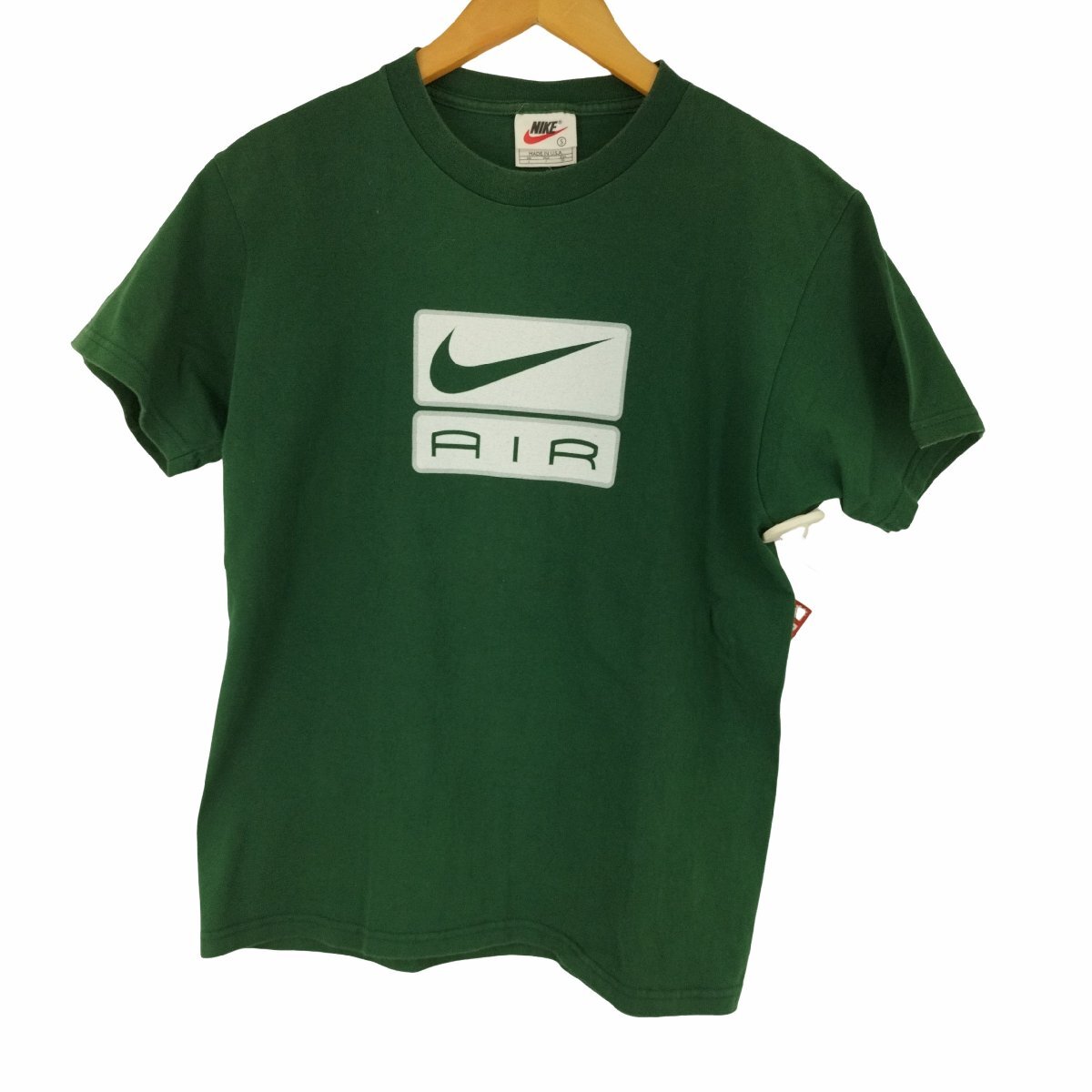 NIKE(ナイキ) 90S 銀タグ MADE IN USA AIR ロゴ S/S Tシャツ メンズ imp 中古 古着 0506_画像1