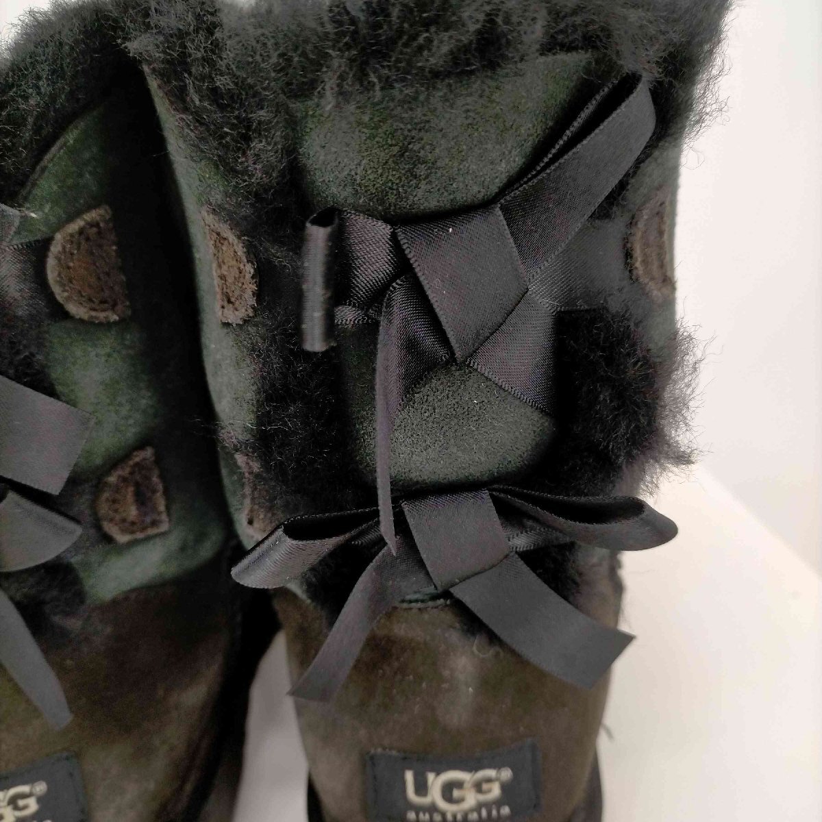 UGG(アグ) MINI BAILEY BOW ショートブーツ ボア レースアップ レディース JPN：2 中古 古着 0925_画像5