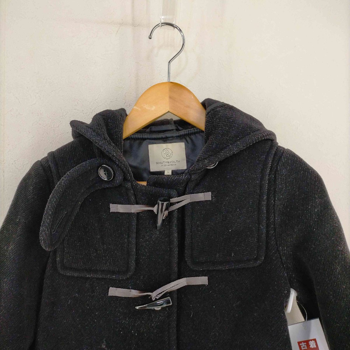 UNITED ARROWS(ユナイテッドアローズ) ダッフルコート ショート フード レディース JPN： 中古 古着 1126_画像3