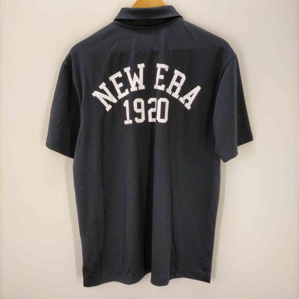 NEW ERA(ニューエラ) 1920バックプリント 半袖ポロシャツ メンズ import：L 中古 古着 0506_画像2
