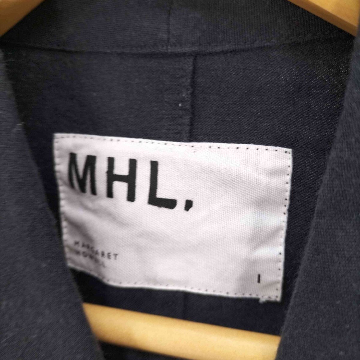 MHL.(エムエイチエル) レーヨン混ガウンコート レディース JPN：1 中古 古着 0744_画像6