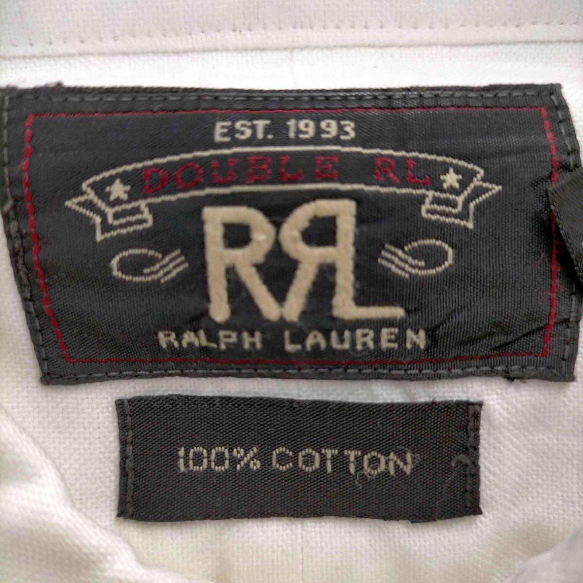 RRL RALPH LAUREN(ダブルアールエル ラルフローレン) L/S コットンBDシャツ メンズ 中古 古着 1004_画像6