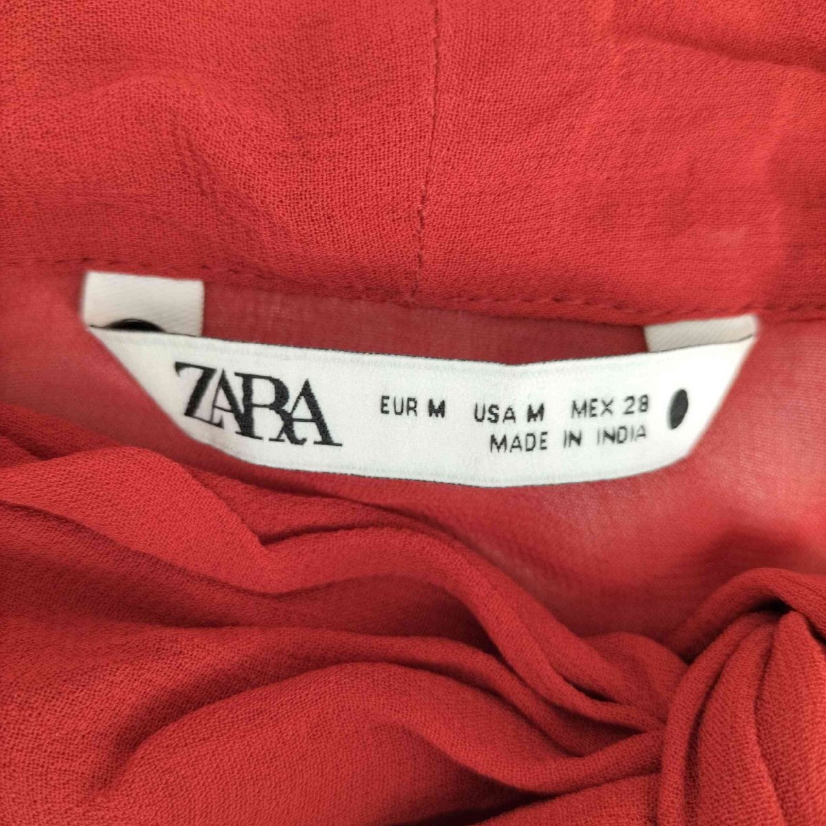 ZARA(ザラ) ビジュー加工 ボウタイブラウス レディース 表記無 中古 古着 0925_画像6