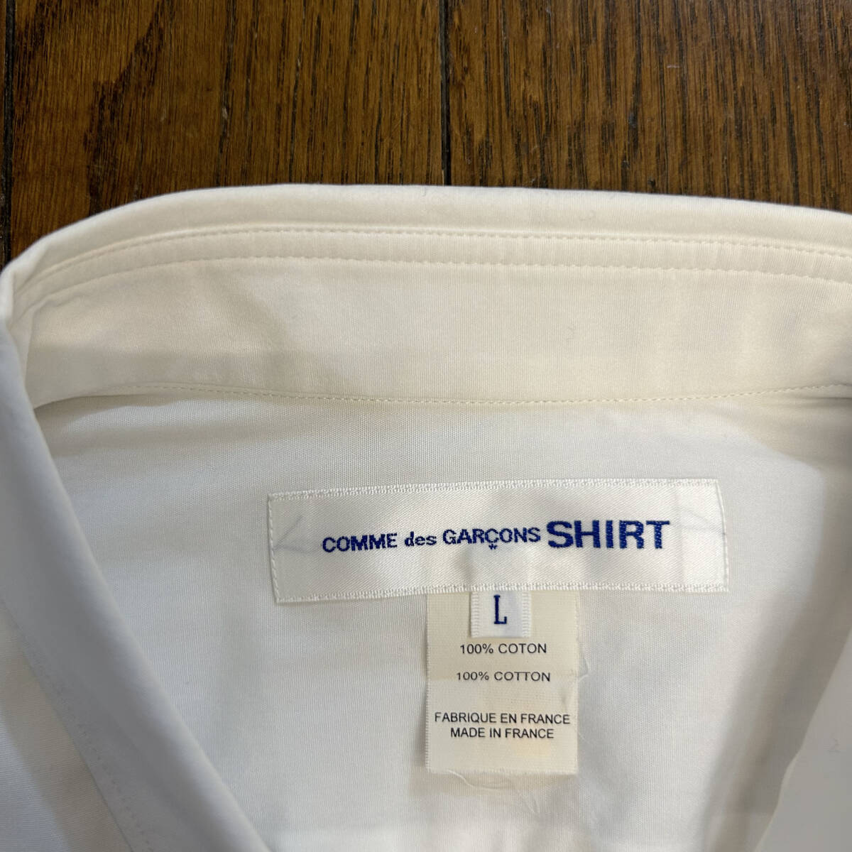 美品 COMME des GARCONS コムデギャルソン SHIRT シャツ 白シャツ CLASSIC FIT SHIRT CDGS2PL_画像3