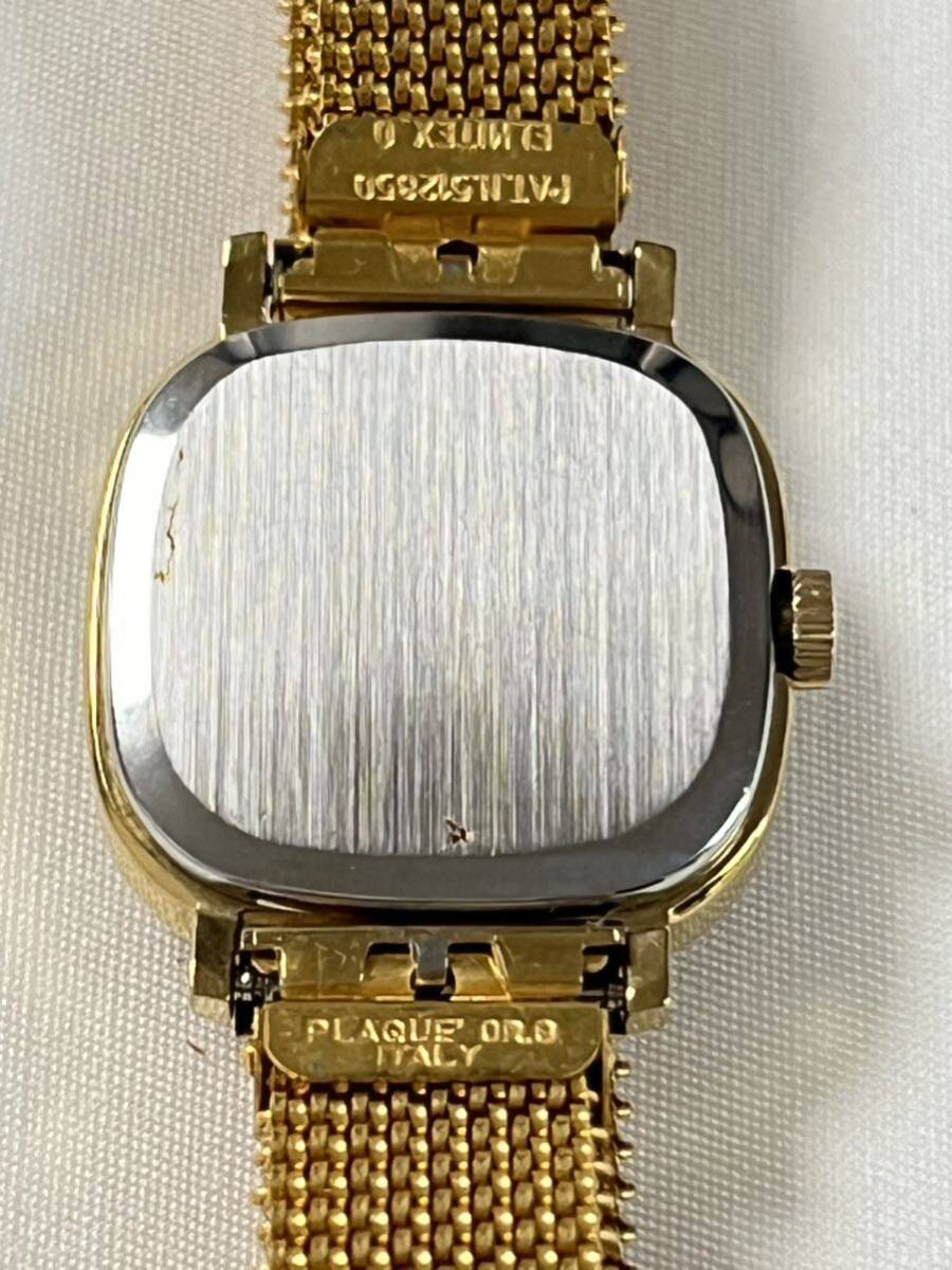 OMEGA DEVILLE オメガデビル２針 手巻きビンテージ ゴールド文字盤 ユーズド品の画像6