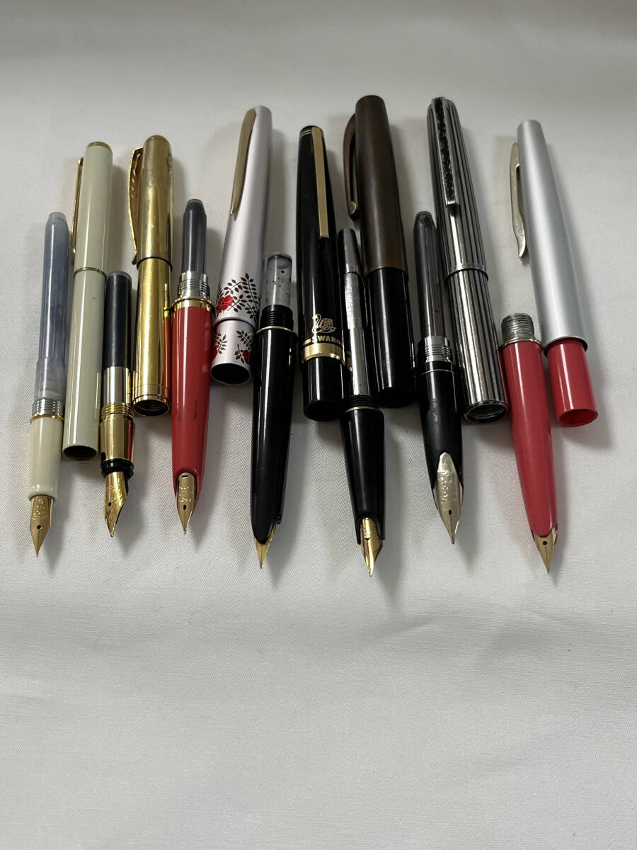 万年筆 WARRANTED PILOT sailor他 K14 金ペン 合計７本 ジャンク品_画像10