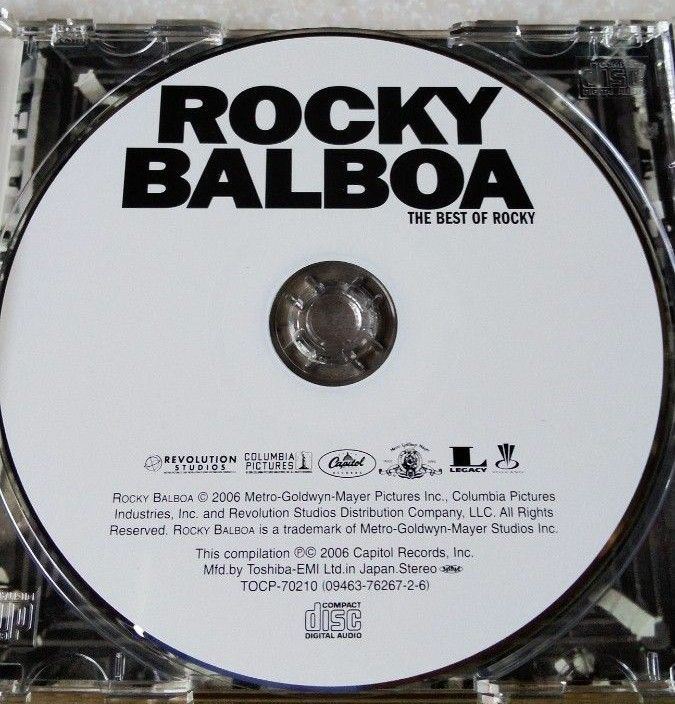 CD 帯付 日本国内盤　ROCKY BALBOA best