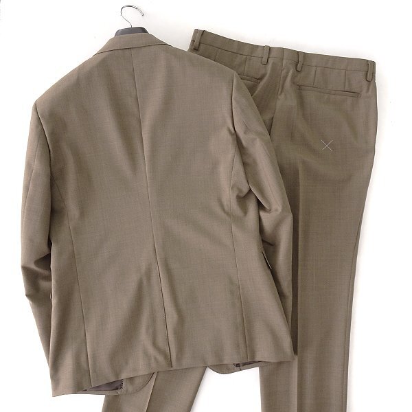 新品 スーツカンパニー TOUGH STRETCH 2パンツ サマー スーツ A6(L) ベージュ 【J48533】 175-6D 春夏 ストレッチ ウール 背抜き メンズの画像3