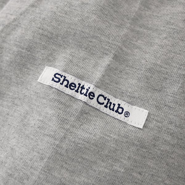 新品 シェルティークラブ 24SS 刺繍 ポケット 長袖 Tシャツ L 灰 【SH1441110_97】 春夏 Sheltie Club クルーネック ロンT カットソーの画像9