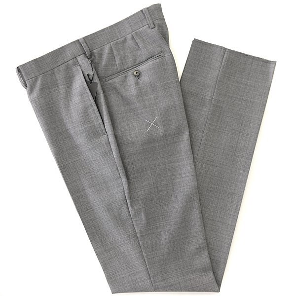  new goods suit Company spring summer CANONICO 21micron pin check suit AB5( wide width M) ash [J44772] 170-4D men's Italy kano Nico summer 