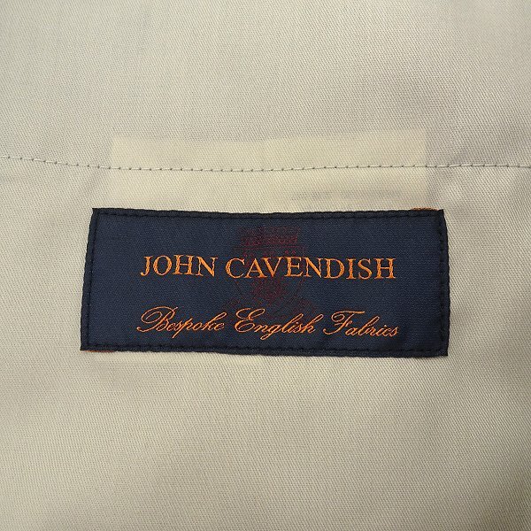 新品 サヴィルロウ 春夏 JOHN CAVENDISH 英国生地 ウール スラックス 85(XL) 灰 【P32397】 SAVILE ROW メンズ サマー トロピカル 1タック_画像8