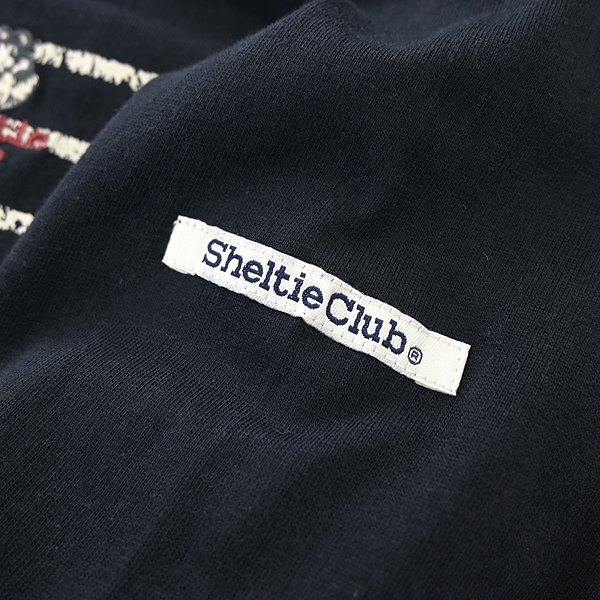  новый товар ракушка чай Club 24SS окантовка карман футболка с длинным рукавом M темно-синий [SH1441109_79] весна лето Sheltie Club вырез лодочкой long T cut and sewn 
