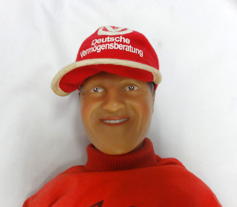  Ferrari mi is L * Schumacher autograph autograph go in doll 