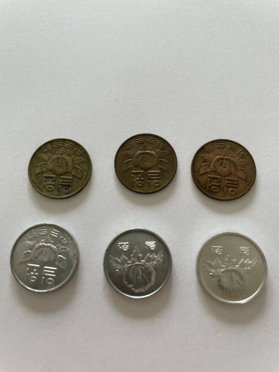 韓国 古銭 まとめ 23枚 1ウォン 5ウォン 10ウォン 50ウォン 100ウォン 美品 特年ある_画像6