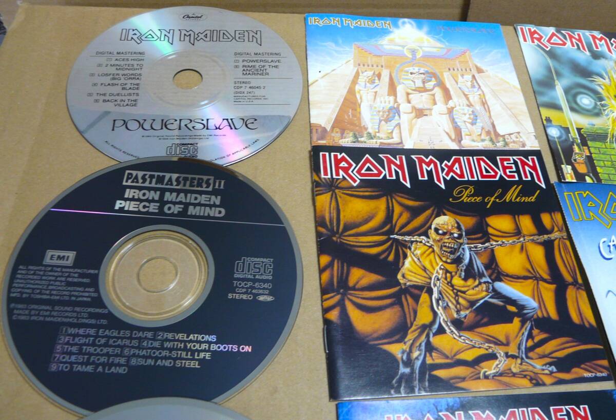 送料無料 CD IRON MAIDEN アイアンメイデン Killers CAN I PLAY WITH NAD NESS他 7枚セット used_画像3