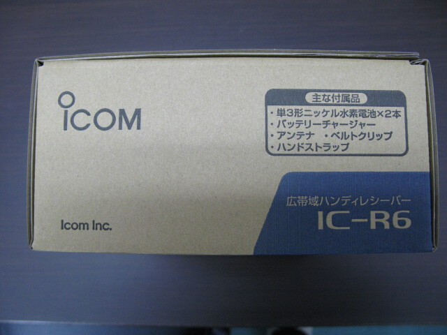 ICOM（ icom  ）... полоса  портативный  приемник 　IC-R6　 не вскрытый  неиспользуемый 