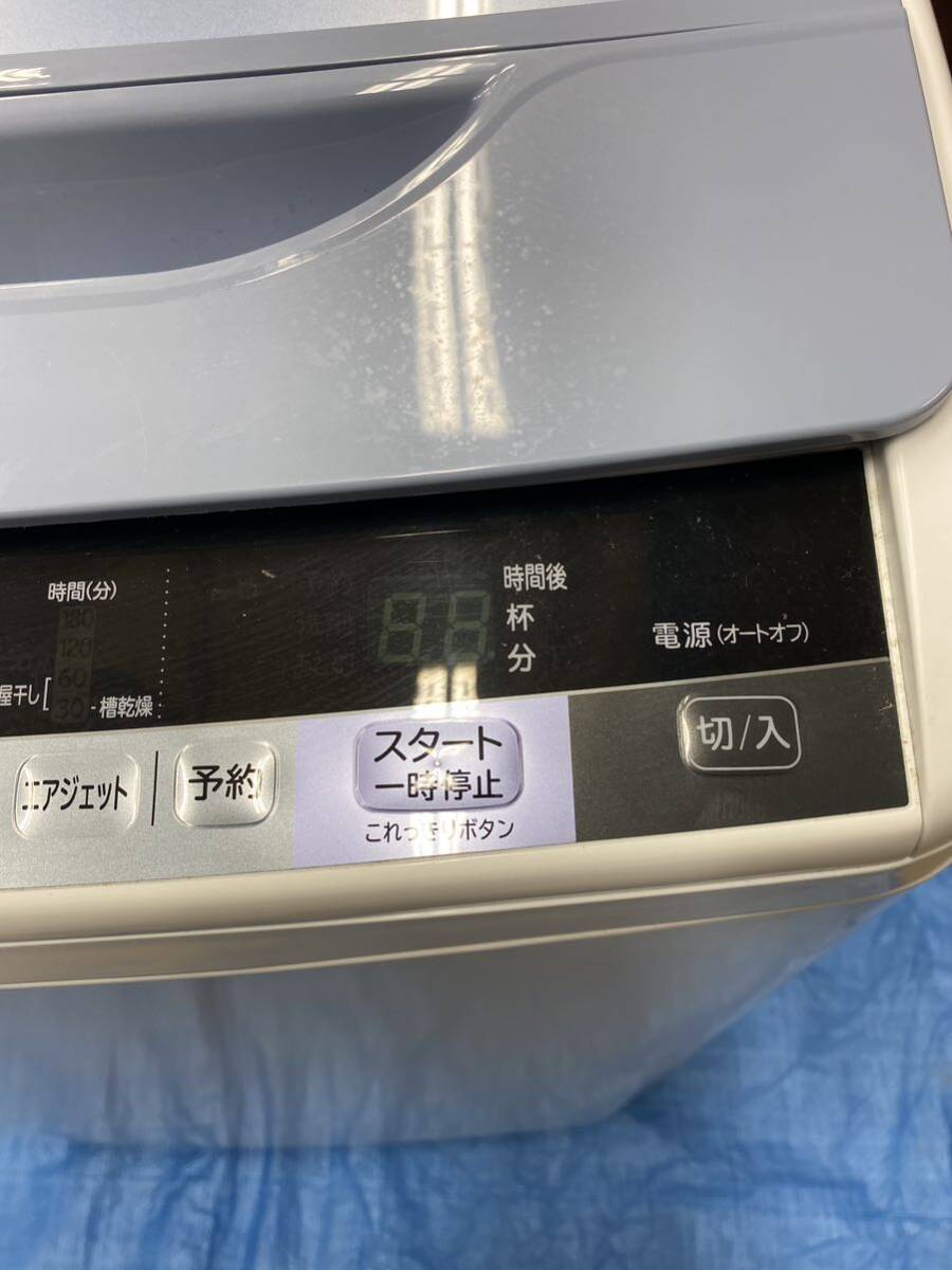 通電確認済★BW-V70A 全自動洗濯機 7.0kg 日立 ビートウォッシュ 風乾燥 ステンレス槽 2017年式 HITACHI ※新潟市より_画像4