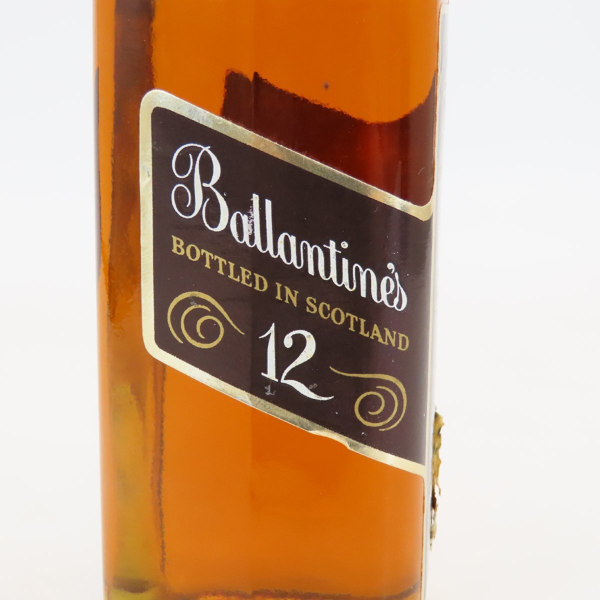 7589-80 Ballantine's バランタイン 12年 ベリーオールド スコッチ ウイスキー 金キャップ 古酒 未開封 750ml/43%_画像6