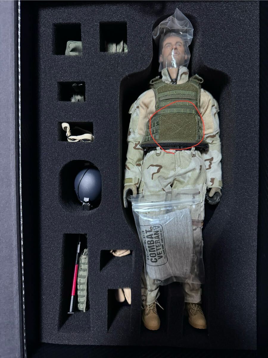 Easy&Simple 1/6 SMU Tier1 Operator Part XVI Delta Force 2006 DID DAMTOYS FLAGSET Facepoolfigure junk Roo z parts lack of equipped 