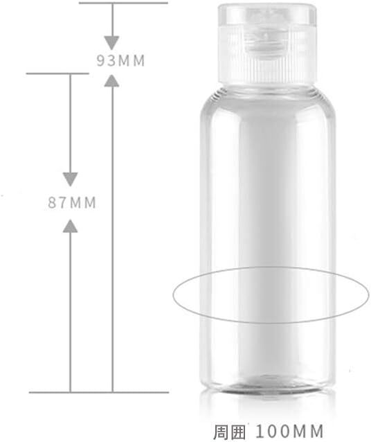 小分けボトル トラベルボトル 3本セット プッシュタイプ 小分け容器 化粧水 精製水 詰替ボトル 旅行用 50ML (A)_画像3