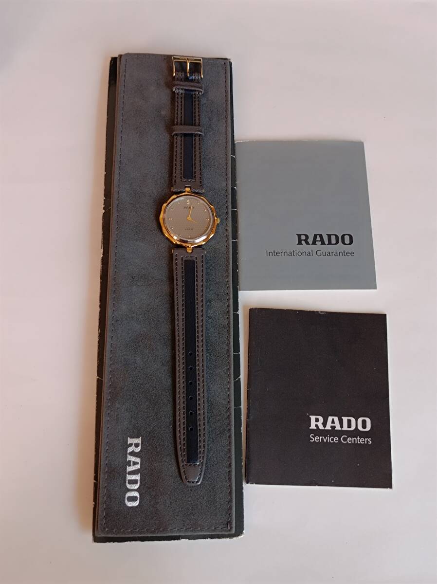 美品 RADO LeSoir メンズ腕時計 灰色文字盤 新品電池 附属品有りの画像10