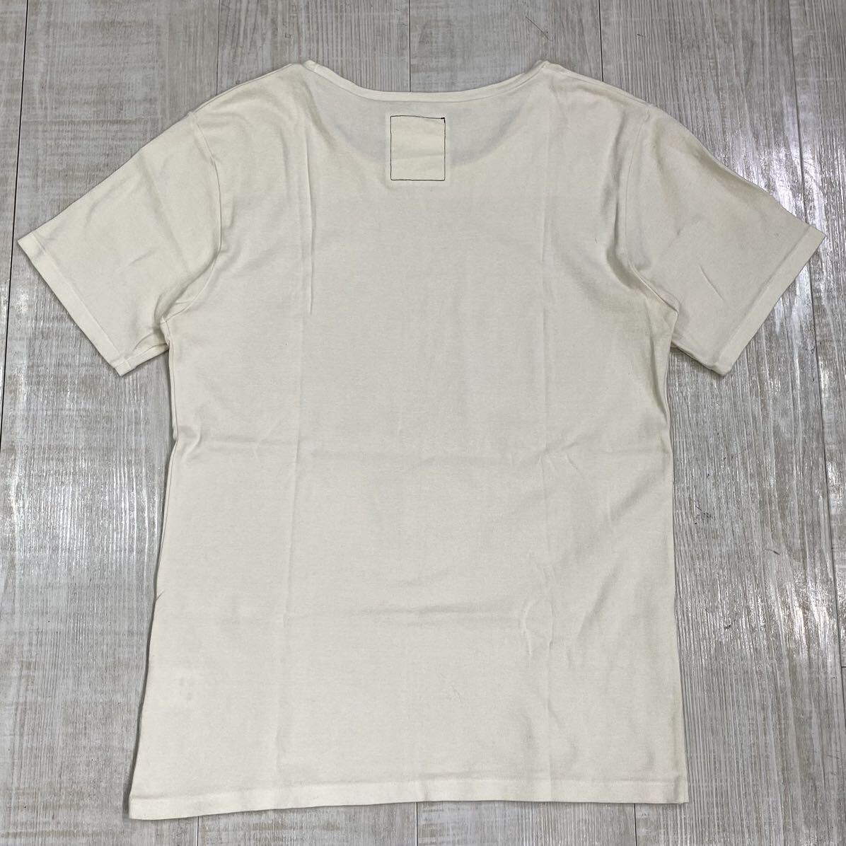 FACTOTUM Photo T-shirt SET ファクトタム フォト WHITE FLAG TEE Tシャツ カットソー 2枚 セット MADE IN JAPAN 日本製 SIZE 48の画像7