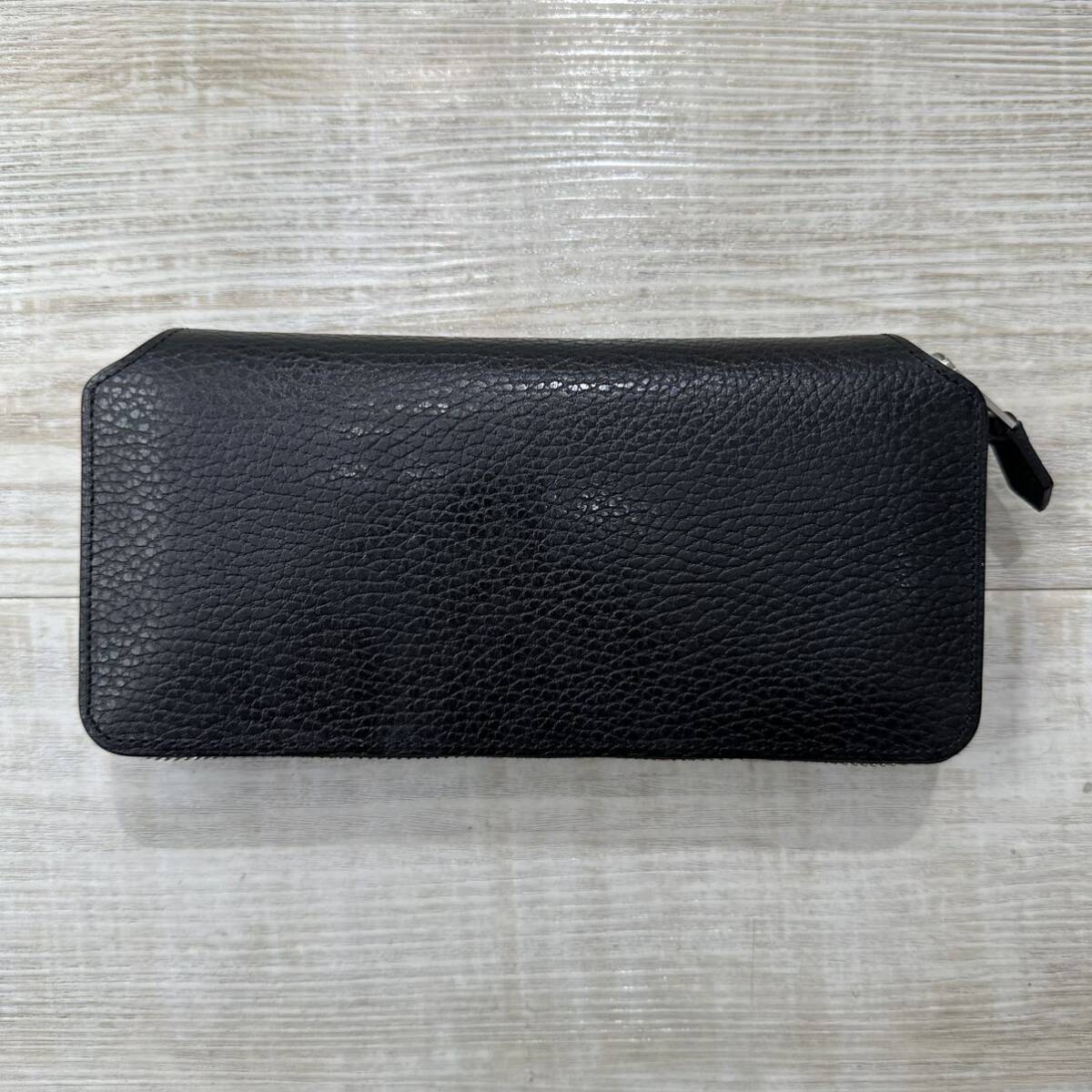 未使用 foot the coacher フットザコーチャー LONG ZIP WALLET ロング ジップ ウォレット 長財布 BLACK/WHITE FTA1712007 定価45.000円+tax_画像2