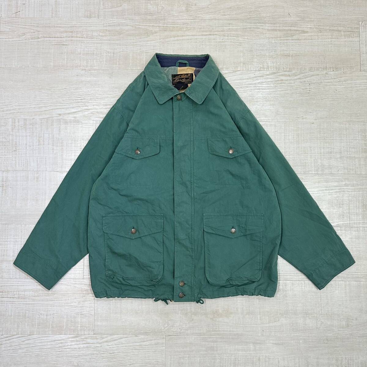 80s Vintage Eddie Bauer ヴィンテージ エディーバウアー 70/30 クロス フィールド ジャケット FIELD JACKET グリーン 系 サイズ L