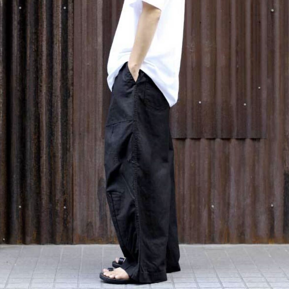 定番 NEEDLES ニードルス H.D. PANTS FATIGUE ファティーグ ヒザデルパンツ パンツ LQ215 NEPENTHES ネペンテス BLACK ブラック サイズ S_画像3