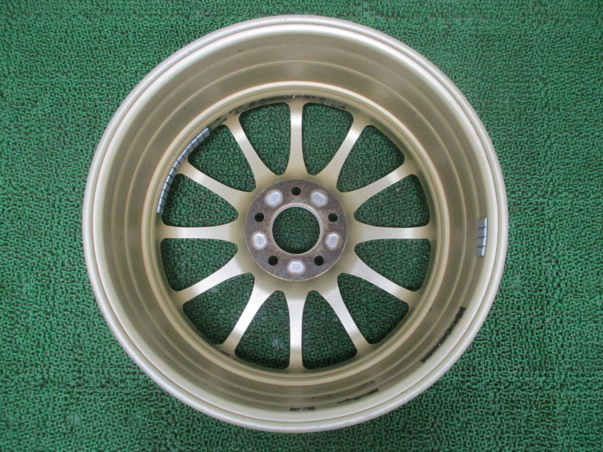 A536【送料無料】SSR SPEEDSTAR TYPE-F SSF製法 アルミ ホイール 18インチ 1本 18×8J 5穴 114.3 +43 美品 ♪ 軽量 ♪ 激安 スカイライン_画像4