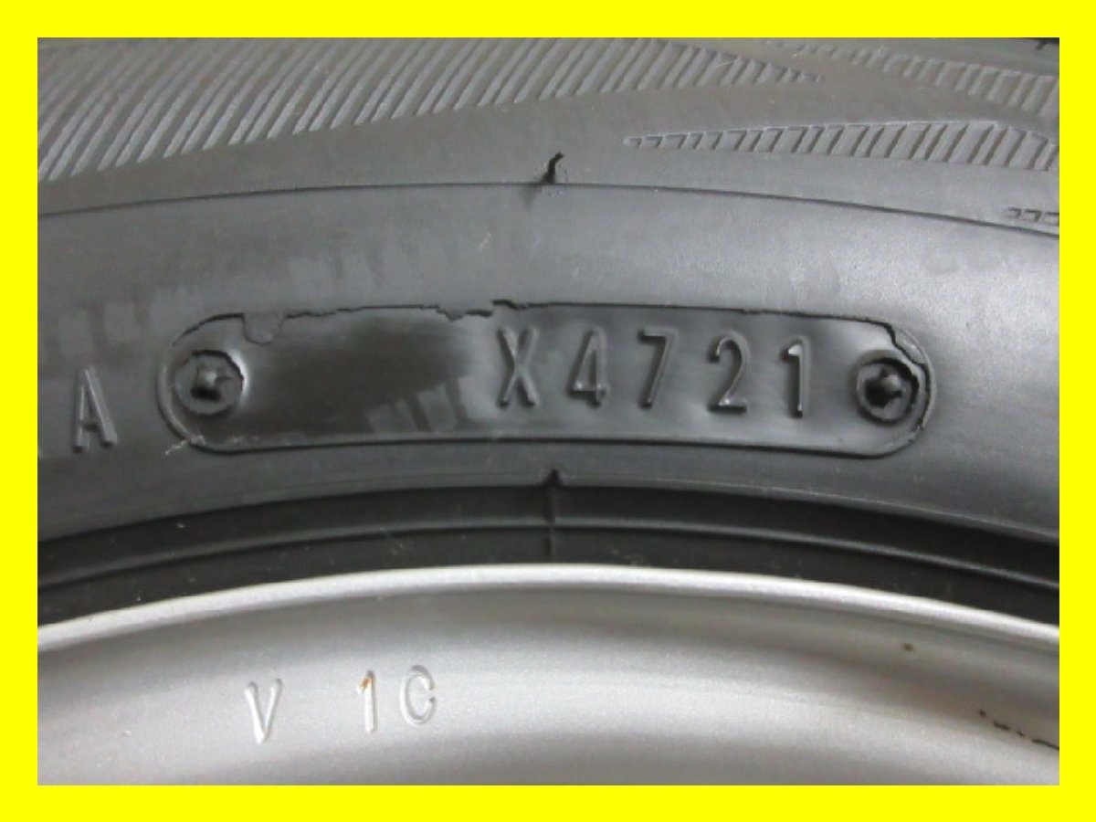 M286【送料無料】145R12 6PR ほぼ新品溝 ♪ スタッドレス WINTERMAXX SV01 2021年製 ホイールセット 4本 激安 軽トラック 軽バン キャリィ_画像6