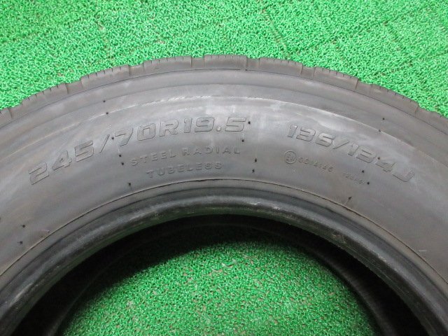 M265【送料無料 SALE品】245/70R19.5 136/134 オールシーズンタイヤ 夏 冬 DECTES SP680 MIX 23年製 2本 激安 大型 低床 トラック ユニック_画像7