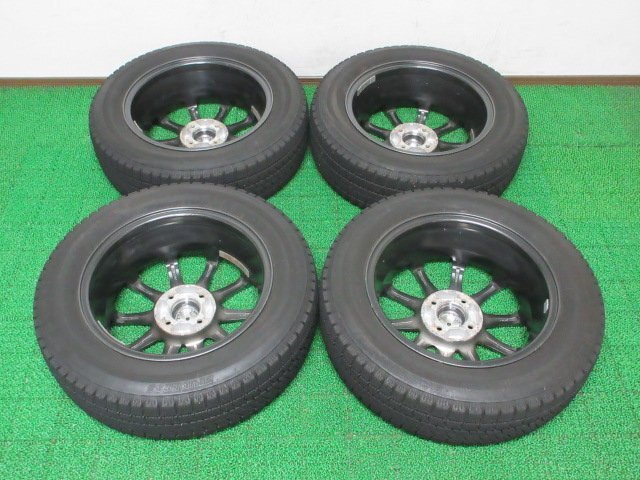 AT754【送料無料 在庫処分】175/65R15 超溝高 ブリヂストン スタッドレス VRX2 ♪ ホイールセット 4本 激安 フィット アクア ヴィッツ 等に_画像10