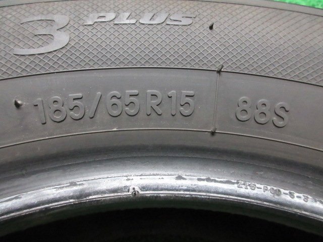 L934【送料無料】185/65R15 超溝高 8.5~9分山 夏タイヤ NANOENERGY 3 PLUS 2020年製 4本 激安 ノート フリード MAZDA2 デミオ ティーダ 等_画像9