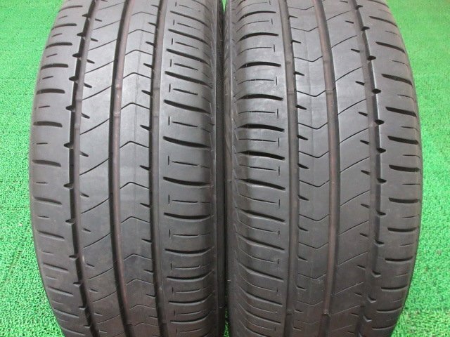 AL784【送料無料】195/60R16 超溝高 8.5分山 ブリヂストン 夏タイヤ ECOPIA NH100RV 2021年製 アルミ ホイールセット 4本 日産 セレナ 純正_画像2