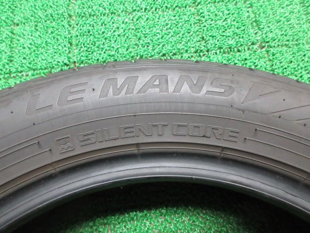 Z155【送料無料 SALE品】175/60R16 超溝高 8.5分山 ダンロップ 夏タイヤ LE MANS V SILENT CORE 20年製 2本 激安 ラクティス クロスビー 等_画像9