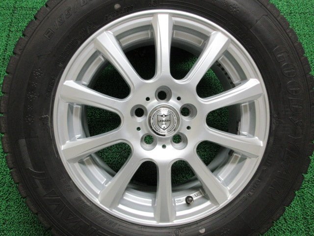 AL251【送料無料 在庫処分】195/65R15 超溝高 8.5~9分山 スタッドレス ICENAVI 7 ♪ アルミ ホイールセット 4本 激安 ウィッシュ プリウス_画像6