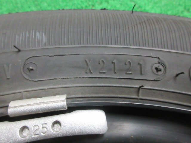 Z157【送料無料】155/65R14 超溝高 8~8.5分山 夏タイヤ ENASAVE EC300 2021年製 ホイールセット 4本 激安 N-BOX N-ONE N-WGN 軽自動車 等に_画像6