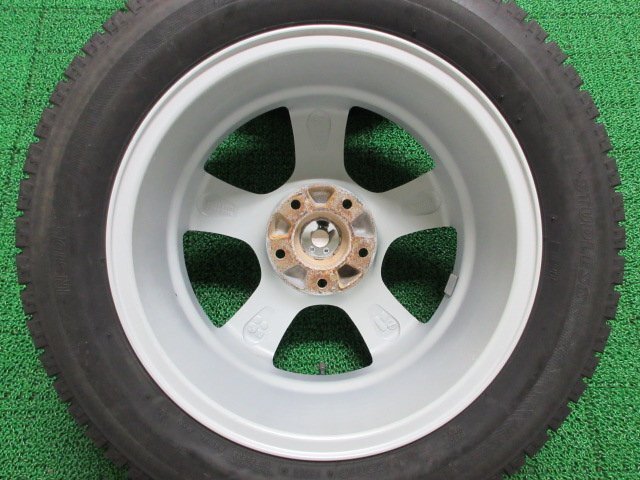 AD289【送料無料 在庫処分】205/55R16 超溝高 ブリヂストン スタッドレス VRX ホイールセット 4本 激安 ステップワゴン ノア ヴォクシー 等_画像9