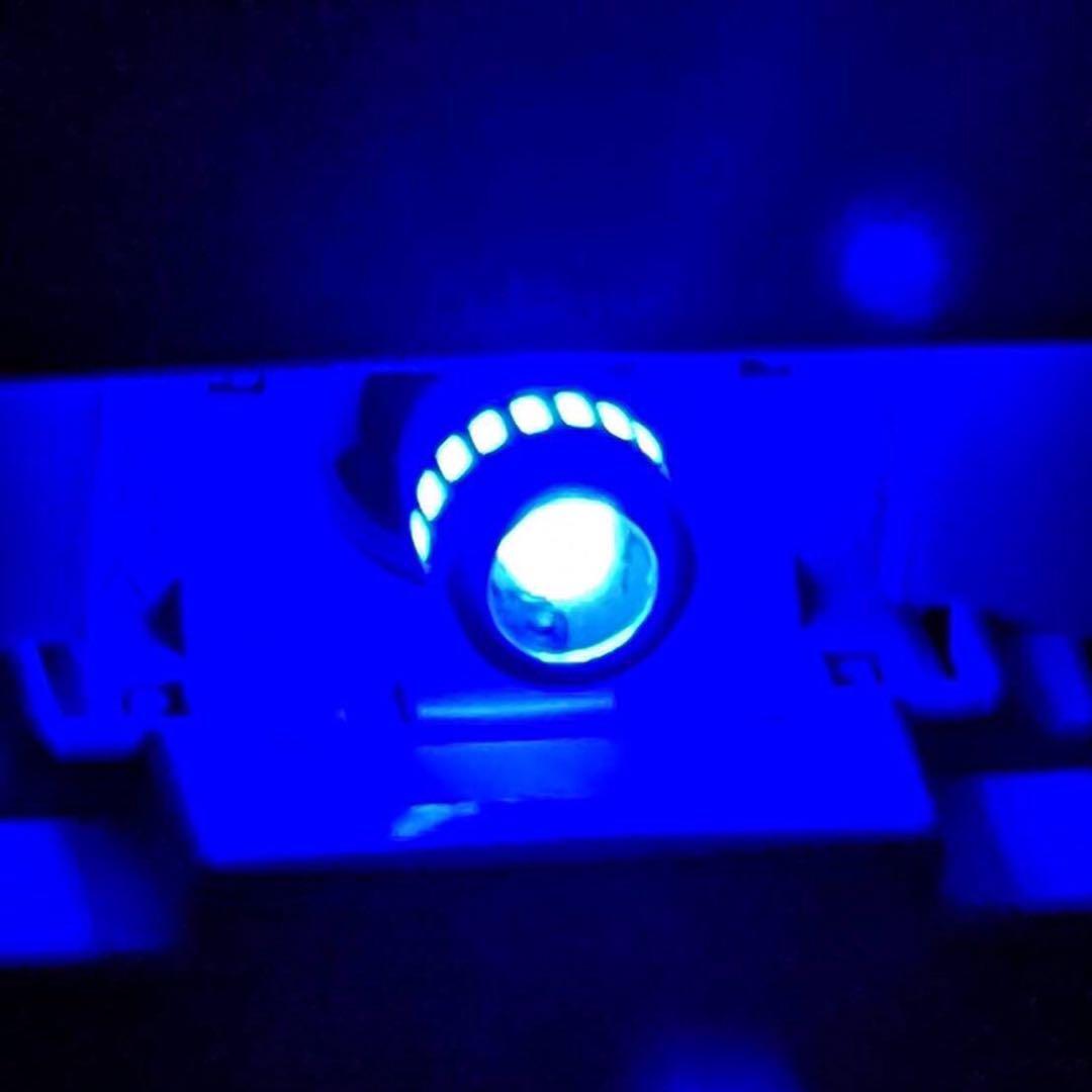 超爆光 T10 LED ポジション球 ナンバー灯 ルームランプ プロジェクターレンズ搭載 12V専用 ブルー 2個セット 送料無料の画像5
