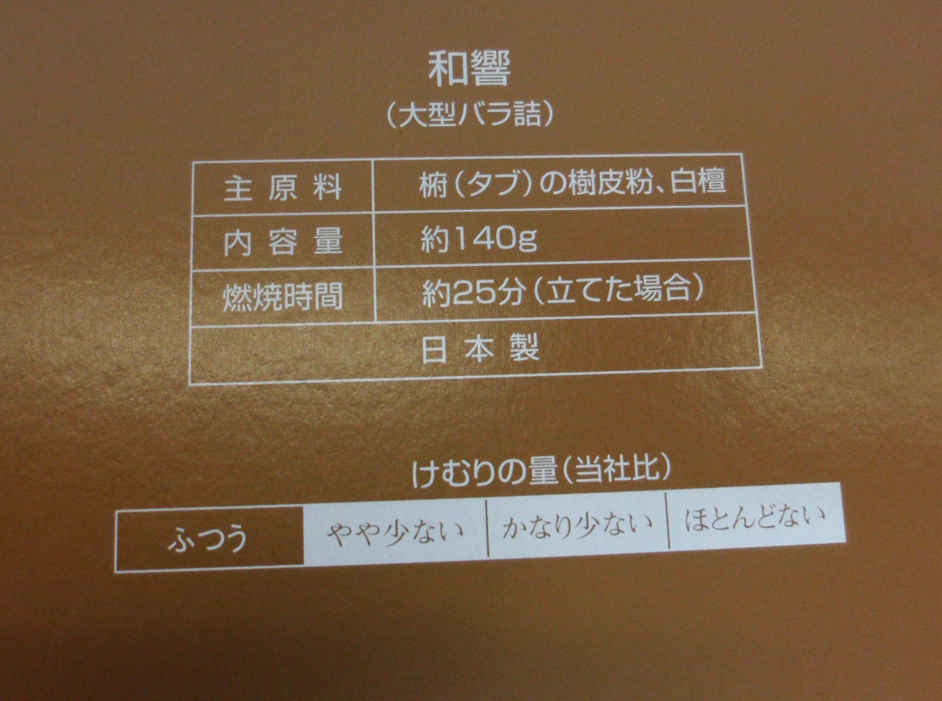 ◇24◇ 慶祝 令和 シール貼りました 和響 白檀香 線香 尚林堂 徳用バラ詰め 国産品 新品未使用【信頼のヤフオク！実績２４年】☆_和響 白檀香 線香 尚林堂 徳用バラ詰 国産