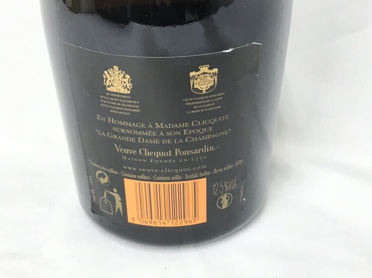 【未開栓】古酒 ヴーヴ・クリコ ラ・グラン・ダーム 2004 Veuve Clicquot La Grande Dame 箱付き シャンパン 750ml 12% 果実酒 酒_画像6